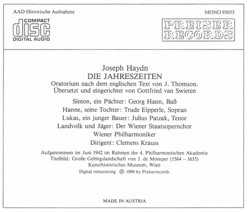 Vista 2 de Haydn Die Jahreszeiten