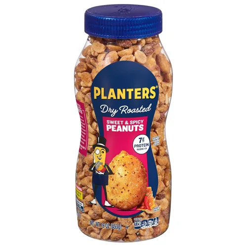 Vista 14 de PLANTERS Cacahuetes ligeramente salados, bocadillos de proteínas a base