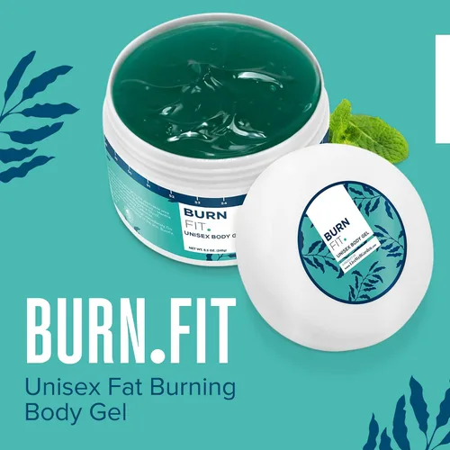 Vista 9 de Gel corporal – Crema anticelulítica de Burn Fit para el vientre y el cuerpo, crema reafirmante y tensora del vientre, crema fría y caliente