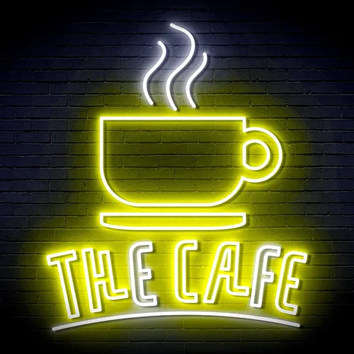 Vista 21 de ADVPRO Coffee – The Cafe Extra-Large Ultra-Bright LED Neon Sign - Blue & Red - st16s54-fn-j0026-br