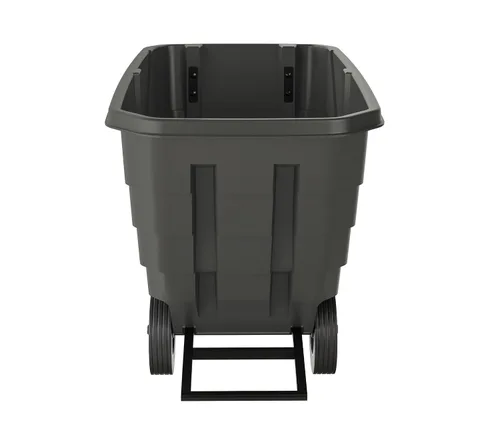 Vista 3 de Suncast Commercial Camión inclinable ligero de 1/2 yarda cúbica, negro