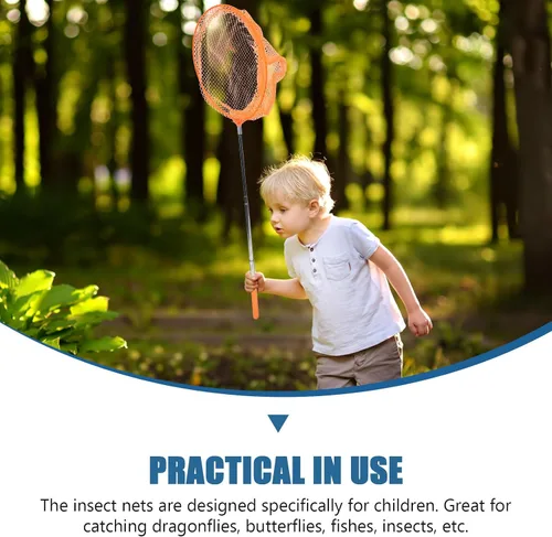 Vista 2 de TENDYCOCO Red de captura telescópica con cubos, kit de captura al aire libre para niños y adultos, red de pesca de malla fina para insectos