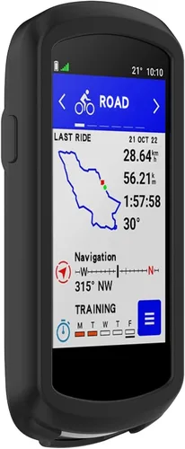 Vista 5 de Funda de silicona compatible con Garmin Edge 1040/1040 Solar GPS Funda de protección completa para bordes a prueba de golpes, antiarañazos, funda