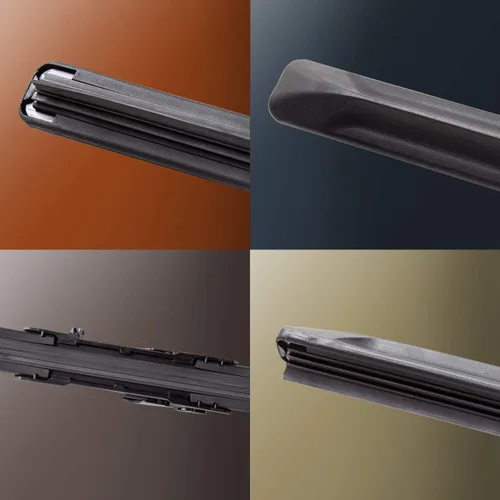 Vista 3 de Beam Force XTREME - Escobillas limpiaparabrisas de 17 + 17 pulgadas con goma Fukoku japonesa para una vida útil más larga (par)