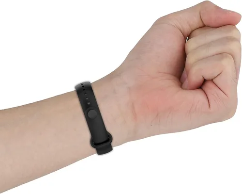 Vista 7 de KOMI Correa compatible con Xiaomi Smart Band 6, correa de silicona de repuesto para reloj inteligente Xiaomi Mi Band 7/6/5, pulsera ajustable