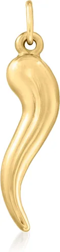 Vista 2 de Collar con colgante de cuerno italiano de oro amarillo de 10 quilates de Canaria, Oro, no conocido