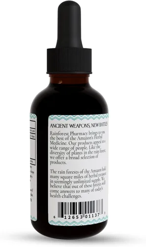 Vista 3 de Rainforest Pharmacy Sangre de Drago Líquido de Sangre de Dragón Peruano 4 fl oz
