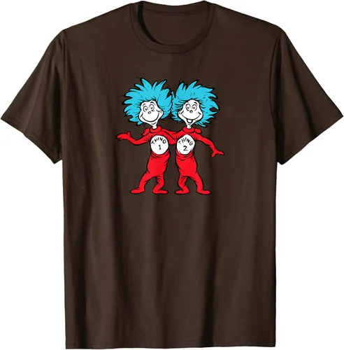 Vista 8 de Dr. Seuss Thing 1 Thing 2 Buddies - Camiseta Negro