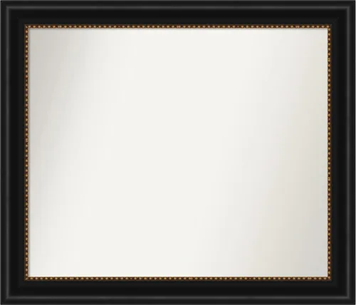 Vista 171 de Amanti Art Espejo personalizado, gran espejo de baño estrecho, espejo de pared o espejo de tocador de baño sobre el fregadero (24 x 24 pulgadas)