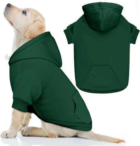 Vista 31 de Suéteres para Perros Pequeños Suéter para Mascotas Sólido Suave Forro Polar Cepillado Sudadera con Capucha para Perro Ropa Sudadera con Capucha
