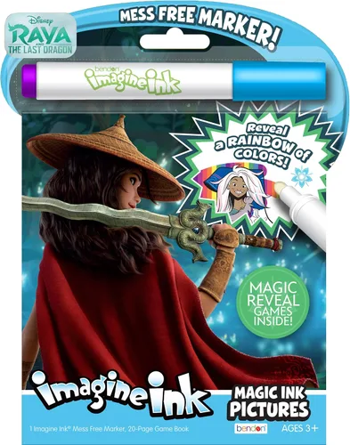 Vista 6 de Disney Raya y el último dragón - Libro de colorear y actividades de 48 páginas con 4 crayones 50781