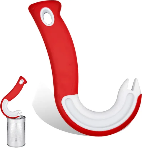 Vista 9 de Abrelatas de anillo fácil de abrir, extractor de pestañas superiores, herramienta simple para pestañas de soda, levantador de tapa, lata, ideal