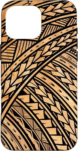 Vista 19 de Polynesian Art Island Inspired Case for iPhone 17