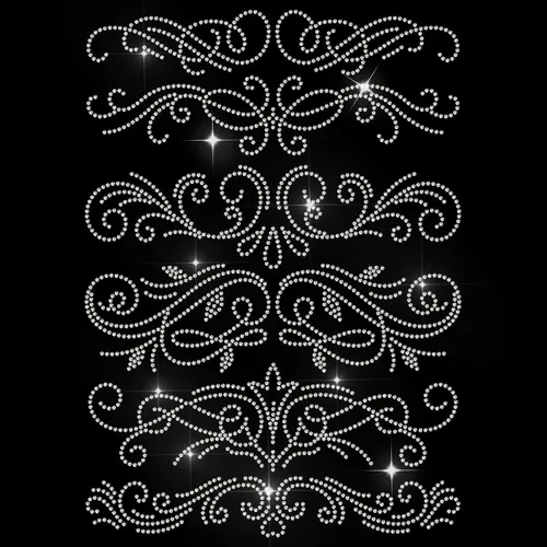 Vista 17 de MAYJOYDIY Alas de transferencia termoadhesivas con texto de ángel con diamantes de imitación, parches de reparación de ropa, apliques de amor