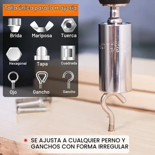 Vista 5 de Spurtar Juego de enchufes universales (11-32 mm 7-19 mm) para desenroscar cualquier perno Herramienta universal de enchufe multifunción