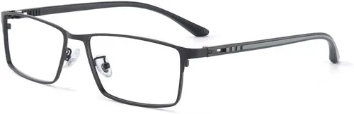 Vista 17 de GUDVUE Gafas de bloqueo de luz azul para hombre, gafas rectangulares ligeras
