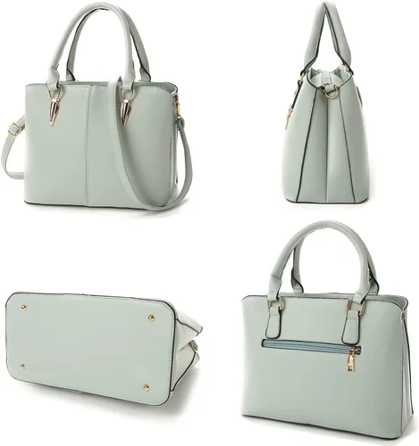 Vista 5 de JHVYF Bolso cruzado con asa superior para mujer, estilo clásico, estilo casual