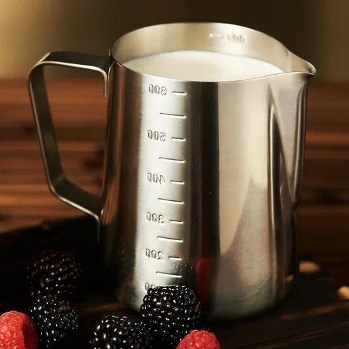 Vista 12 de CURTA Taza medidora de acero inoxidable 18/8 con mango y labio de vertido, 16 oz (2 tazas, 16.9 fl oz)