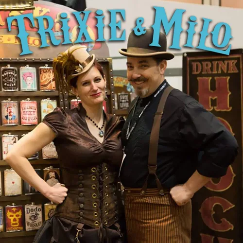 Vista 4 de Trixie & Milo - Regalo de Navidad para hombres y mujeres – El alcohol es una vitamina incomprendida de 8 onzas de acero inoxidable – Viene en una