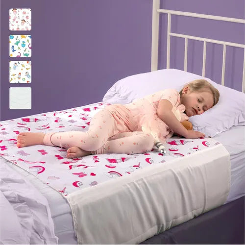 Vista 15 de IMPROVIA® Almohadillas para orinar para niños, impermeables, reutilizables, lavables, absorbentes, antideslizantes, diseño de dinosaurio