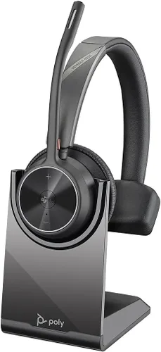 Vista 5 de Poly - Auriculares inalámbricos Voyager 4310 UC (Plantronics) - Auricular de una sola oreja con micrófono Boom - Conéctate a PC/Mac a través