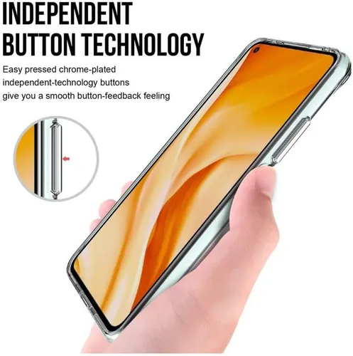 Vista 3 de Funda para Umidigi Bison X10 Pro + [2 unidades] Protector de pantalla de vidrio templado – Silicona transparente suave flexible parachoques a prueba