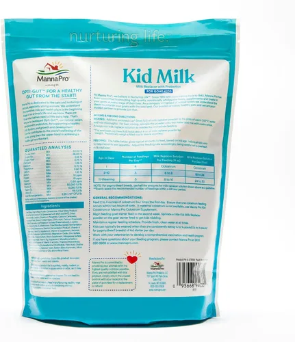 Vista 3 de Manna Pro Reemplazo de leche de cabra para niños, alto en proteínas para apoyar el crecimiento, alimentado por Opti-Gut para apoyar la salud