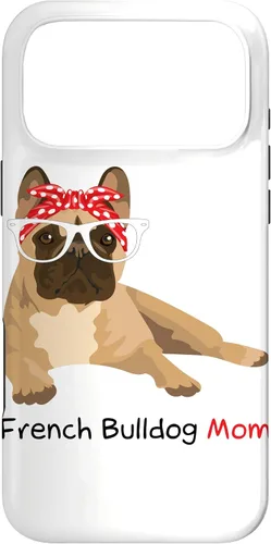 Vista 22 de French Bulldog Mom Bandana Womens Frenchie Case for iPhone 17