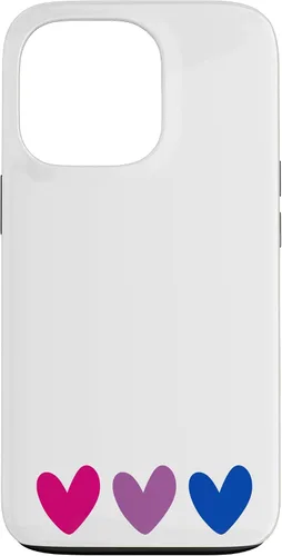 Vista 10 de Bisexual Pride Flag Heart Bi Sexual Bi-Sexual LGBT Men Women Case for iPhone 17