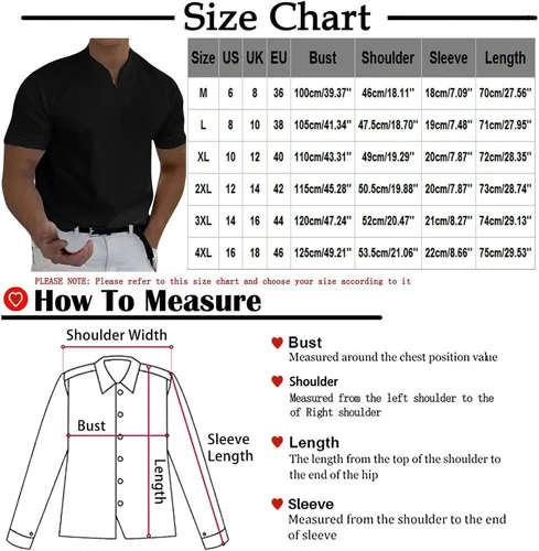 Vista 5 de AMZoc Camisetas lisas para hombre, casual, color sólido, cuello en V, para caballero, negocios, manga corta, para fitness