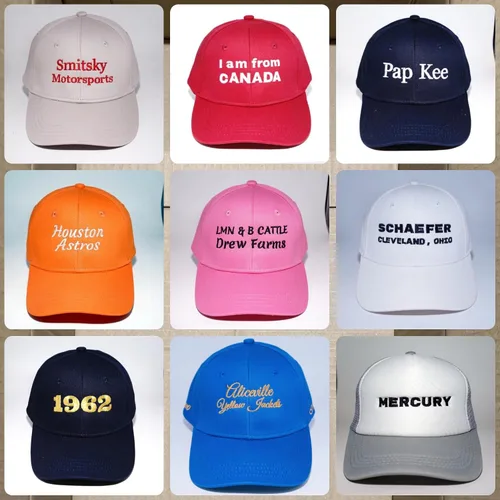 Vista 2 de Gorra de béisbol bordada personalizada, tu propio texto, sombreros personalizados para papá