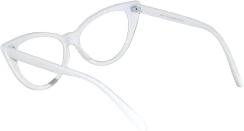 Vista 3 de Owl Cateye Sunglasses for Women Classic Vintage High Pointed Winged Retro Design