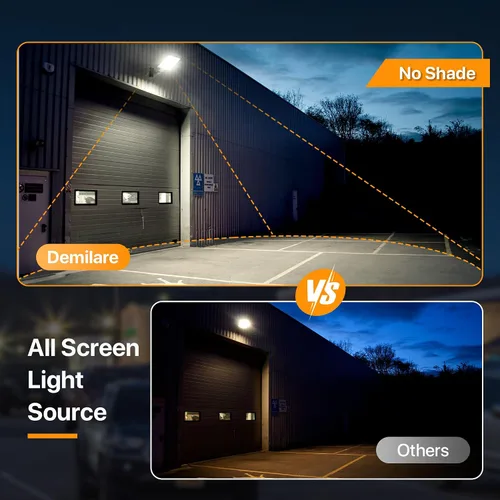 Vista 9 de Luces de Estacionamiento 240W 36000LM Montaje de Brazo Ajustable Luces de Caja de Zapatos para Exteriores con Fotocélula de Anochecer a Amanecer