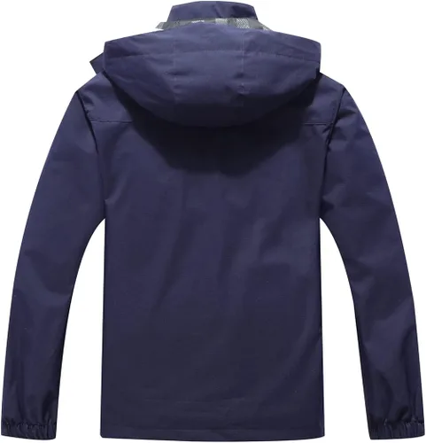 Vista 2 de Chaqueta impermeable y rompevientos para hombre, ligera y transpirable