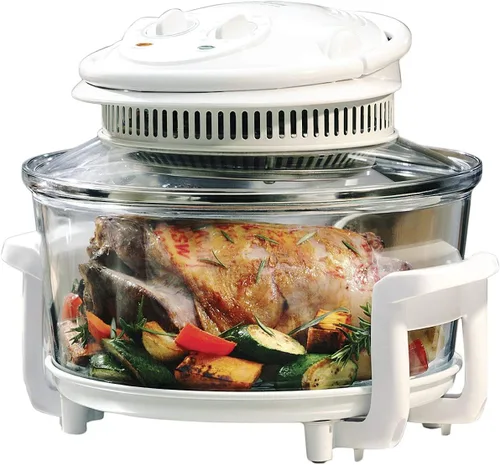 Vista 4 de Freidora de aire eléctrica, horno de convección turbo, vaporizador de horno, halógeno, ideal para papas fritas y patatas fritas