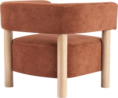 Vista 9 de Christopher Knight Home Carly - Silla decorativa de perfil bajo, silla tapizada de barril Boucle, cómoda silla de lectura para dormitorio, sofá