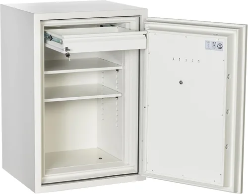 Vista 2 de Caja fuerte ignífuga de 2 horas – Cerradura digital – Seguro contra incendios y clasificación de impacto – Resistente al agua – Kit atornillado