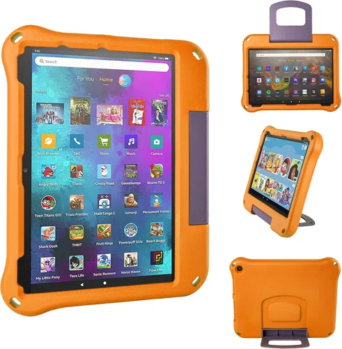 Vista 8 de 2023 10in Tablet Case for Kids,OQDDQO 10 case Light Weight Anti Slip Shockproof Kids Friendly Case Not Compatible ipad Tablet(Black)