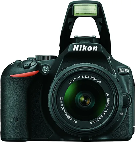 Vista 5 de Nikon D5500 formato DX réflex digital SLR con kit de 18-55 mm VR II (Negro)