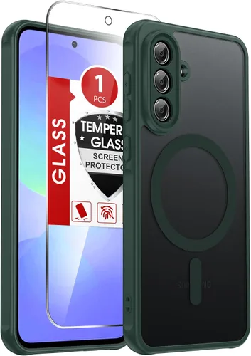 Vista 52 de LeYi Funda para teléfono Samsung-S23: protector de pantalla e imán MagSafe Púrpura