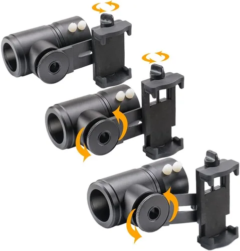 Vista 9 de Adaptador de cámara para mira de rifle Starboosa - Adaptador de cámara para smartphone para caza y observación de aves - Ángulos duales