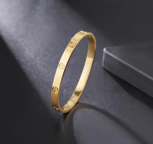 Vista 19 de Regalo de Navidad MVCOLEDY Jewelry - Pulsera chapada en oro o blanco con piedra de corazón de acero inoxidable con cristal para mujer