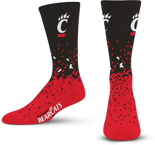 Vista 5 de For Bare Feet Calcetines de la NCAA para niños y niñas, unisex, Spray Zone Crew, para jóvenes