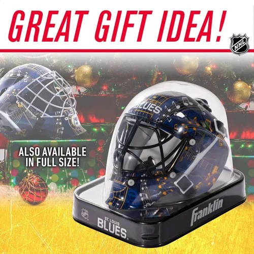 Vista 3 de Franklin Sports mini máscara para portero con logo de la NHL
