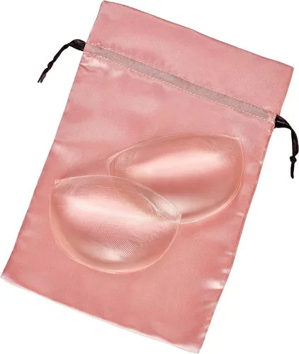 Vista 2 de Secret Silicone Bra Inserts - Clear Gel Push Up Breast Pads - Soft Silicone Cleavage Enhancer