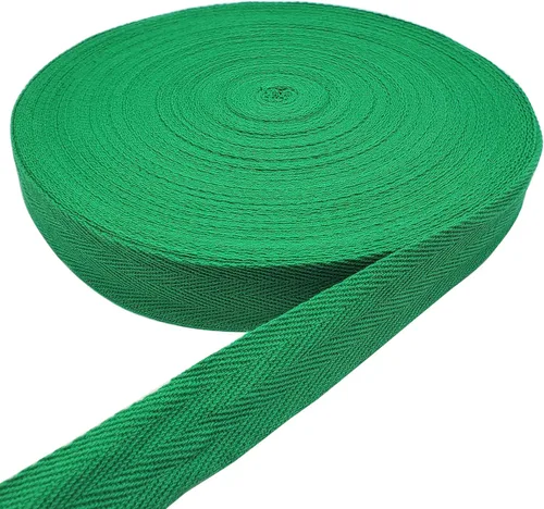 Vista 22 de Cinta de espiga de 50 yardas, cinta de algodón para coser (beige, 1 pulgada) Materiales respetuosos con el medio ambiente, suaves