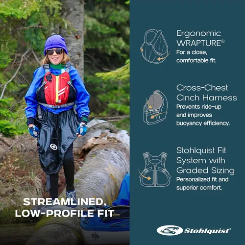 Vista 4 de Stohlquist Chaleco salvavidas Drifter para hombre (PFD)