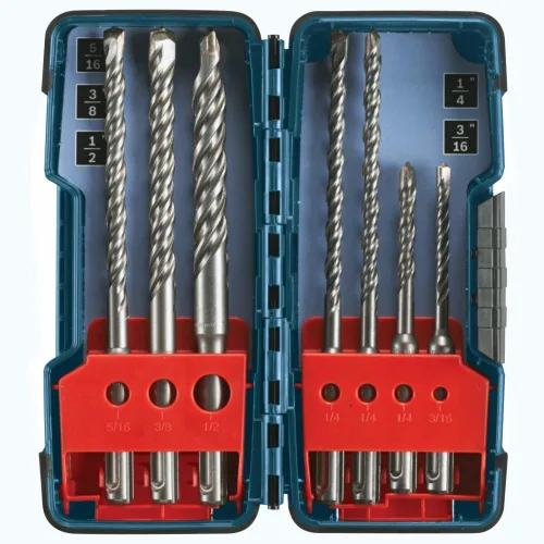 Vista 11 de Bosch HCK005 - Juego de brocas para martillo perforador S4L SDS-plus, 5 piezas