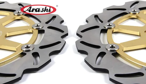 Vista 5 de Arashi Rotores de discos de freno delanteros y traseros para Suzuki GSXR 1000 2001 2002 K1 K2 Accesorios de repuesto para motocicleta GSX R 1000