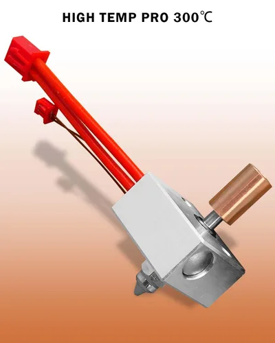 Vista 6 de Kit de bloque de calentador de extrusor de 0.016 in para Sprite de alta temperatura 572.0 °F compatible con FDM, Ender 3 S1, Ender 3 S1 Pro